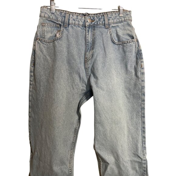 PrettyLittleThing Womens Light Blue High Rise Straight Leg Jeans US 6 UK10 - Picture 3 of 8